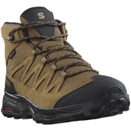 Buty trekkingowe męskie - Buty męskie Salomon X Ward Leather Mid Gore-Tex Rozmiar butów (UE): 46 / Kolor: brązowy - miniaturka - grafika 1