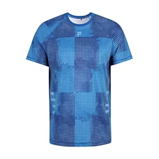 Koszulki męskie - FILA Riom AOP Raglan T-Shirt męski, Lapis Blue Pills Camo Aop, S - grafika 1