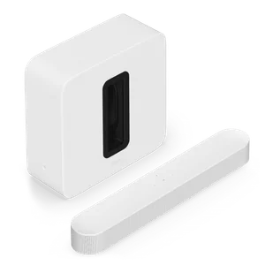 SONOS BEAM (Gen2) + SUB 4 zestaw rozrywkowy premium (komplet/biały) - Soundbary - miniaturka - grafika 1