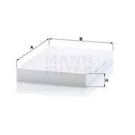 Filtry kabinowe - MANN FILTER Filtr kabiny CU34003 - miniaturka - grafika 1