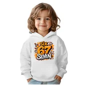 Bluzy dla dziewczynek - BLUZA DZIECIĘCA Z KAPTUREM 67 SIX SEVEN VIRAL 134-140 DLA DZIECKA PREZENT - miniaturka - grafika 1