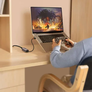 Adapter karta sieciowa LAN Baseus Erhernet przejściówka USB-A do RJ45 1000Mbps - Kable miedziane - miniaturka - grafika 8