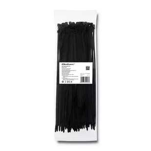 QOLTEC Opaski zaciskowe 4.8x300mm nylon UV 100szt. czarne (52208) - Pozostałe akcesoria sieciowe - miniaturka - grafika 1