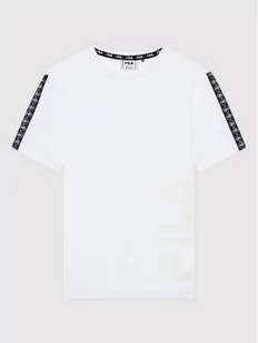 Fila T-Shirt Levi 689070 Biały Regular Fit - Koszulki dla chłopców - miniaturka - grafika 1