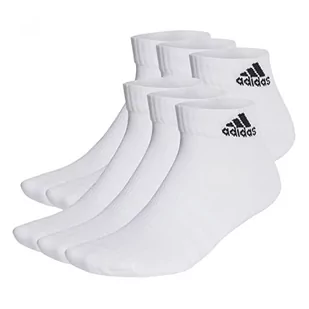 adidas, Cushioned Sportswear Ankle Socks 6 Pairs, Rajstopy, Biały Czarny, Xxl, Wielbiciel Unisex - Rajstopy - miniaturka - grafika 1