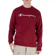 Bluzy sportowe męskie - Bluza Champion Crewneck 219204-RS508 - bordowa - miniaturka - grafika 1