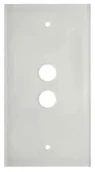 Klawisze i ramki - Hager polo Berker TS Plakietka centralna szklana podwójna 1392 1392 - miniaturka - grafika 1