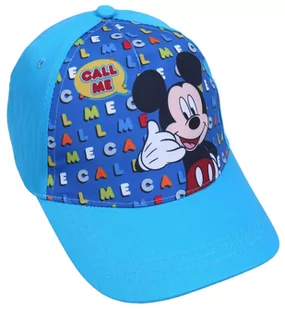 Niebieska czapka z daszkiem Myszka Mickey Disney 54 cm - Czapki damskie - miniaturka - grafika 1