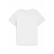Odzież sportowa dziecięca - Dziecięca koszulka Super PUMA z grafiką PUMA White - miniaturka - grafika 1