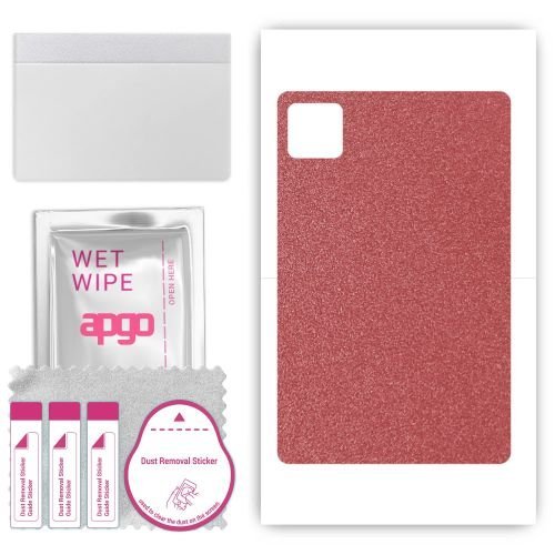 folia naklejka skórka strukturalna na TYŁ do Xiaomi Pad 6 - Różowy Pastel Matowy - apgo SKINS