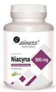 Witaminy i minerały - MEDICALINE Aliness Niacyna amid kwasu nikotynowego 500 mg - 100 kapsułek A580772 - miniaturka - grafika 1