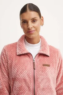 Columbia bluza sportowa Fire Side kolor różowy gładka 1819791 - Bluzy damskie - miniaturka - grafika 1
