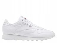 Buty sportowe męskie - Buty męskie Reebok Classic Leather białe skóra 100008492 44 - miniaturka - grafika 1