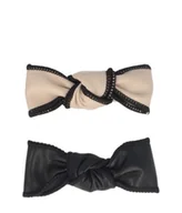 Ozdoby do włosów - Solida Haarclips ze skórzanymi kokardkami Ozdoby do włosów 2 szt. - miniaturka - grafika 1