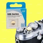 Piloty i wężyki fotograficzne - Pilot/wężyk spustowy JJC Przycisk spustu migawki JJC SRB Złoty - miniaturka - grafika 1