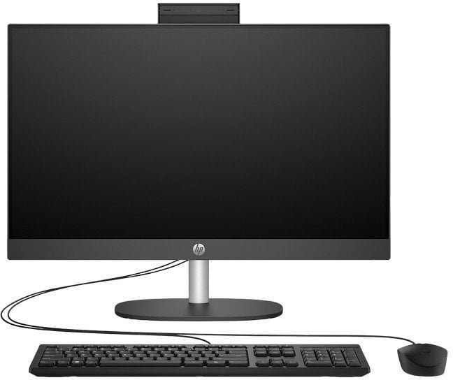Komputer All in One HP ProOne 245 G10 / 9H6V2ET / Ryzen 7 / 8GB / SSD 512GB / AMD Radeon / FullHD / FreeDOS / Czarny