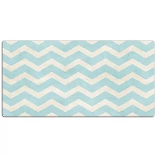 Ochronna mata podkładka na biurko Zygzaki 120x60 cm, Dywanomat - Podkładki na biurko - miniaturka - grafika 1