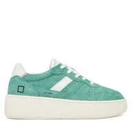 Sneakersy damskie - Sneakersy D.A.T.E. Court W421-CP-HA Zielony - miniaturka - grafika 1