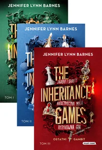 Pakiet The Inheritance Games. Tomy 1-3 The Inheritance Games, Dziedzictwo Hawthorne039ów, Ostatni gambit - Jennifer Lynn Barnes - książka - Fantasy - miniaturka - grafika 1