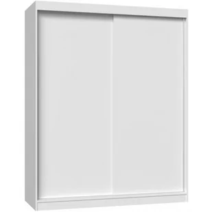 Biała garderoba z przesuwnymi drzwiami 160 cm - Cetris 6X - Szafy - miniaturka - grafika 1