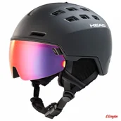Kaski narciarskie - Kask narciarski Head RADAR 5K POLA Black 2022/2023 - miniaturka - grafika 1