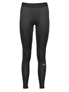Reebok Legginsy w kolorze czarnym - Spodnie sportowe damskie - miniaturka - grafika 1