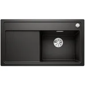 Zlewozmywaki - Blanco Zlew ZENAR 5S Czarny prawa korek auto. InFino 526046 - miniaturka - grafika 1