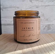 Świece - Świeca Sojowa Zapachowa Jaśmin 120ml 27h - miniaturka - grafika 1