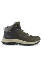 Buty trekkingowe damskie - Keen Trekkingi Terradora II Leather Mid Wp 1023730 Zielony - miniaturka - grafika 1