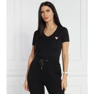 Koszulki i topy damskie - GUESS T-shirt VN MINI TRIANGLE | Regular Fit - miniaturka - grafika 1