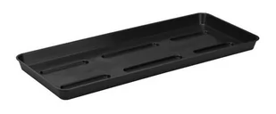 Podstawka plastikowa prostokątna 36x14 cm pod doniczkę skrzynkę balkonową DRACO 40 cm antracytowa - Donice - miniaturka - grafika 1