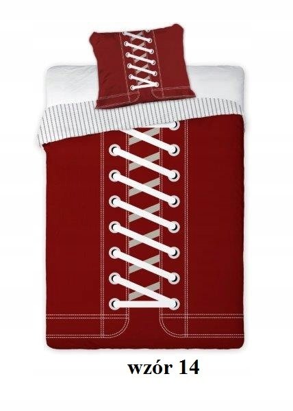 pościel młodzieżowa bawełniana 160x200 sznurówka
