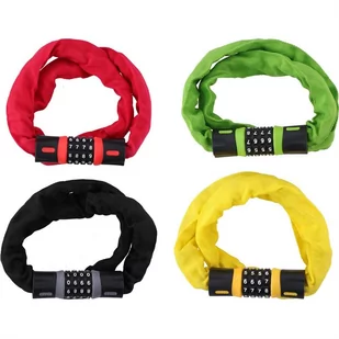 Dunlop Zapięcie rowerowe łańcuch na szyfr 207559-POM - Zabezpieczenia do roweru - miniaturka - grafika 1