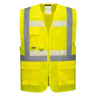 Kamizelka Glowtex z zamkiem Ezee Żółty 5XL - Odzież robocza - miniaturka - grafika 1