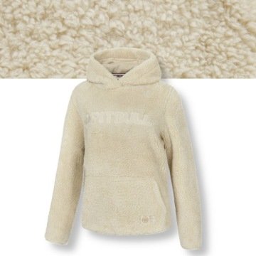 Bluza damska z kapturem Pit Bull Aragona '24 - Beżowa L