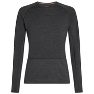 Koszulki sportowe męskie - Koszulka męska Icebreaker Men Merino 260 ZoneKnit LS Crewe Rozmiar: M / Kolor: szary - miniaturka - grafika 1