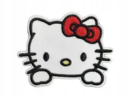 Pasmanteria - Naszywka Haftowana, Łatka - Piękny Kotek, Kociak - Hello Kitty - miniaturka - grafika 1