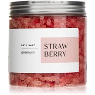 Kosmetyki do kąpieli - Greenum Strawberry sól do kąpieli 600 g - miniaturka - grafika 1