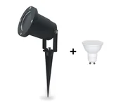 Lampy ogrodowe - LED Oświetlenie zewnętrzne BLAKE 2 GU10/6W/230V IP65 - miniaturka - grafika 1