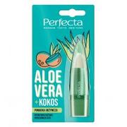Szminki - Perfecta Perfecta Aloe Vera Pomadka odżywcza do ust z aloesem i kokosem 020201165 - miniaturka - grafika 1