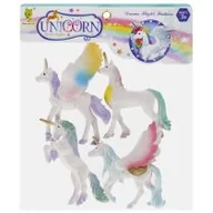 Figurki dla dzieci - Konik Jednorożec op.4 szt.  MEGA CREATIVE 524449 - miniaturka - grafika 1