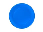 Dekoracje i nakrycia stołu na imprezę - Talerzyki papierowe niebieskie - 18 cm - 6 szt. - miniaturka - grafika 1