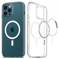 Etui i futerały do telefonów - Spigen Etui Ultra Hybrid Mag iPhone 12 Pro Max przezroczysto-białe 8809756644344 - miniaturka - grafika 1