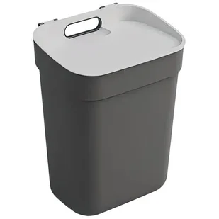 Kosz na śmieci do segregacji CURVEN Ready To Collect 10L Ciemnoszary - Kosze na śmieci - miniaturka - grafika 1