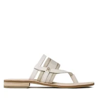 Klapki i japonki damskie - Japonki Tommy Hilfiger Th Webbing Mule Sandal FW0FW07275 Biały - miniaturka - grafika 1