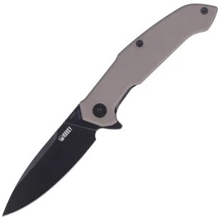 Nóż składany Kubey Knife Victory Tan G10, Darkwash AUS-10 (KU219C) - Noże - miniaturka - grafika 1