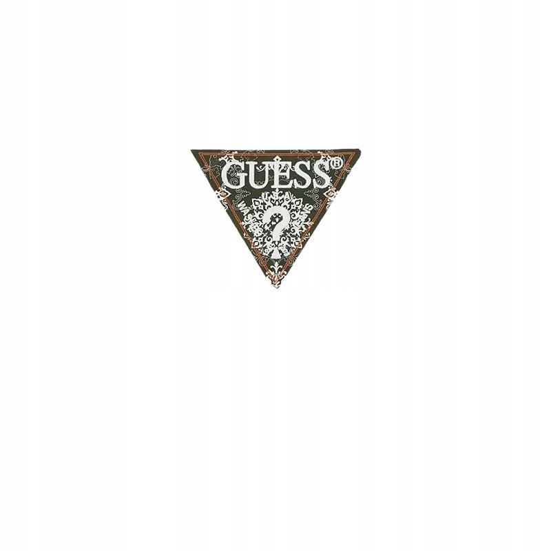 GUESS BIAŁA BLUZKA DZIECIĘCA Z DŁUGIM RĘKAWEM Z NADRUKIEM 122-125 12CA
