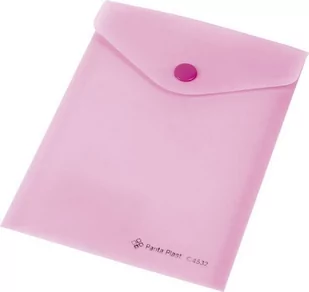 Focus koperta A6 przezroczysta kolorowa c4532 różowa Panta-Plast - Przybory szkolne - miniaturka - grafika 1