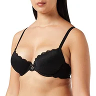 Biustonosze - Emporio Armani Damski biustonosz push-up Remov.Pads 2Loop, czarny, 38 / C - miniaturka - grafika 1