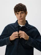 Koszule męskie - Reserved - Jeansowa koszula comfort fit - indigo jeans - miniaturka - grafika 1